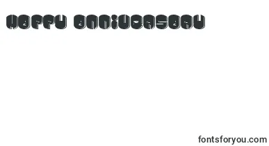 Cosmojunk font – happy Anniversary Fonts